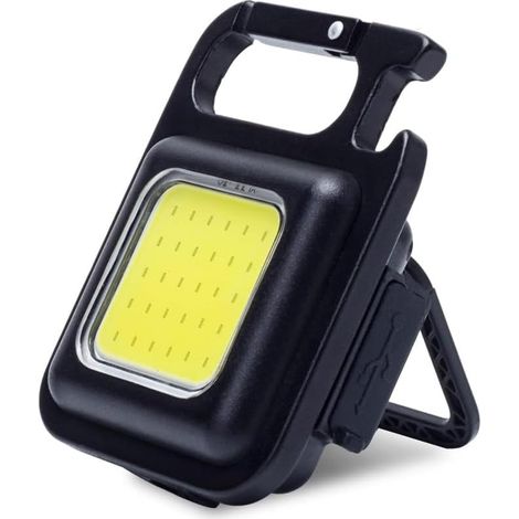 Torcia portachiavi 500 lumen mini portatile magnetica ricaricabile (1/5)