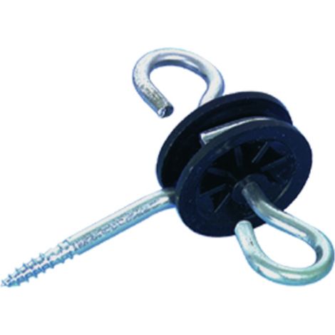 Electra Torgriffisolator für Weidezäune - drehbar, mit Rolle - 5 Stück