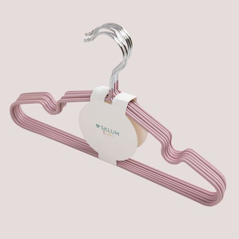 SKLUM Set aus 6 Kleiderbügeln aus Metall Anttal Kids Pink                                  