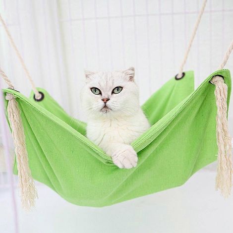 Hamac suspendu pour chat, lit suspendu, maison pour chaton, lit d'été (1/4)