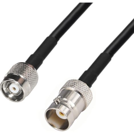 Antennenkabel BNC-Buchse / TNC-RP-Stecker RG58 2 m