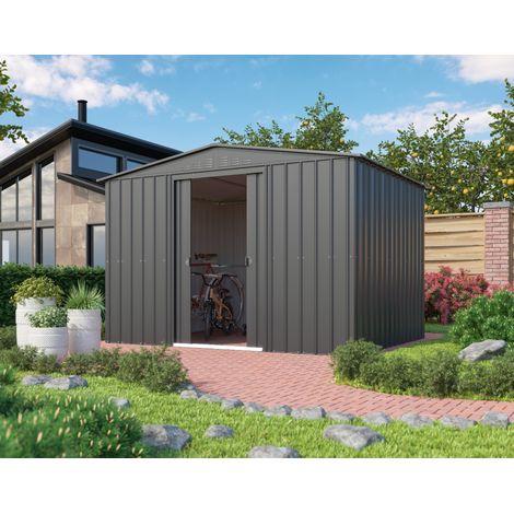 Globel Industries Gerätehaus "Gartenmanager Dream 108", anthrazit, 7,61 m², ohne Schleppdach (1/5)