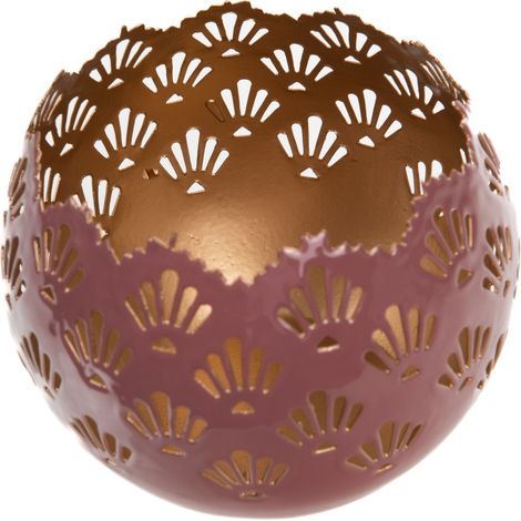 Amadeus - Bougeoir Romane Rose (1/2)