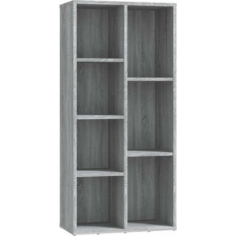 Maison Exclusive - Estantería color gris Sonoma 50x25x106 cm (1/5)