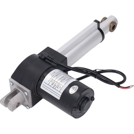 Actionneur linéaire électrique robuste, course de 100 mm, poussée de 6 000 N, vitesse de 4,5 mm/s, avec interrupteur de fin de course, 24 V CC (1/5)