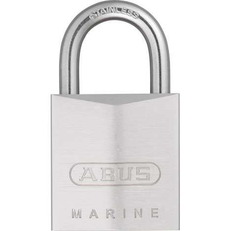 Cadenas Marine 75IB/30 - Résistant aux intempéries - Corps de serrure en laiton avec revêtement Nickel Pearl - Niveau de sécurité 5 - Argenté (1/3)