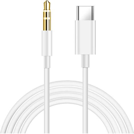Câble USB C vers 3,5mm Jack,Câble USB C Jack 3.5mm Adaptateur Jack Audio Voiture Auxiliare Câble Stéréo,2M (1/5)