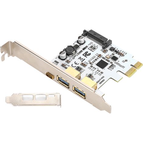 Typ-C-Erweiterungskarte mit SATA-Stromanschluss für VIA Labs VL805 Master-Adapter (1/5)