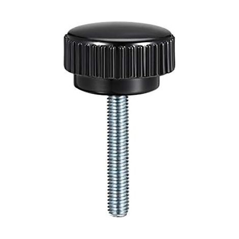 1 - Vis De Serrage - Molette De Serrage - Filetage Mâle M8 - Poignée Ergonomique Pour Fixation Mécanique - Acier - Argent - M8 x 40mm