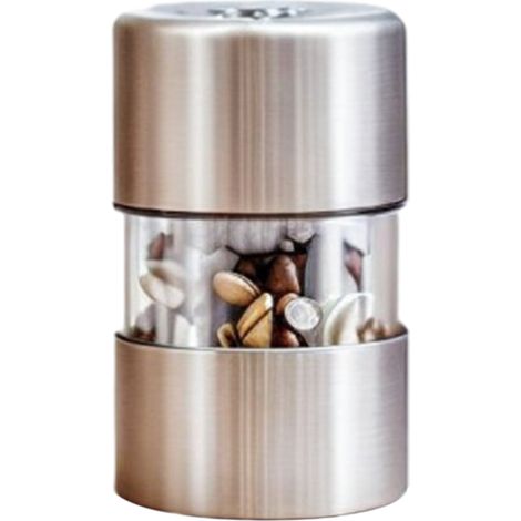 Mini moulin à sel et poivre rotatif, outil multifonction pour moudre le poivre dans la cuisine. (1/5)