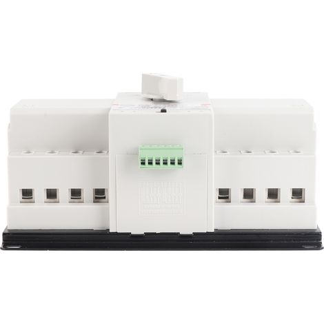 Commutateur de transfert automatique double alimentation SJCS Q1-63/4P 63A, disjoncteur 4 kA 400 V, type protection incendie (1/5)