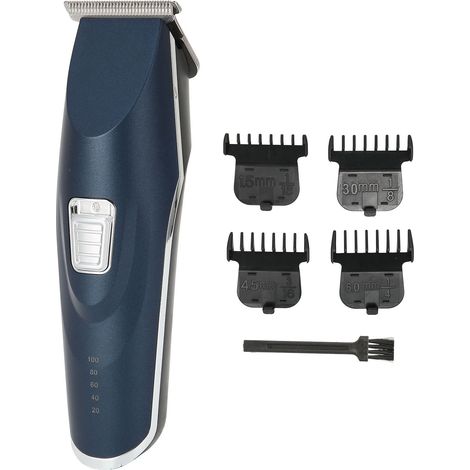 Tondeuse à cheveux professionnelle pour hommes, rechargeable par USB, kit de coupe et de soin. (1/5)