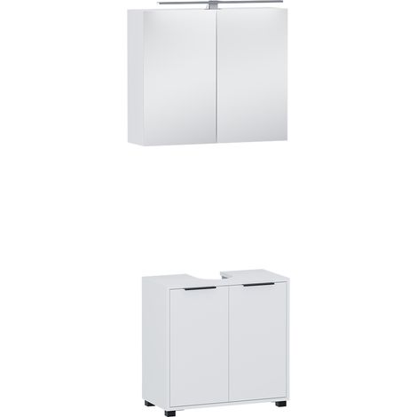 Conjunto de muebles de baño Lavio, Blanco, 2 partes, Vicco (1/5)
