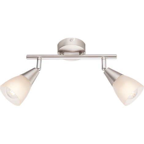 Plafonnier lampe spot éclairage 2 flammes salon cuisine hall