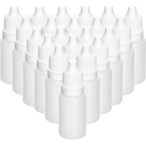 Lot de 150 flacons compte-gouttes en plastique de lampe de table, Lot de 150, blanc naturel (1/5)
