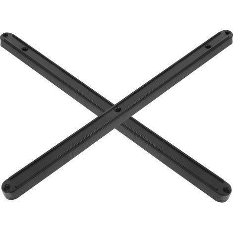 Lot de 2 glissières de tiroir en plastique noir robustes et (1/5)