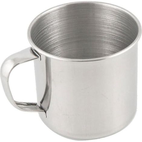 Set aus 3 Edelstahl-Kaffee-/Teetassen für Camping, Wandern, Büro oder Schule: ein ideales Geschenk für Outdoor-Aktivitäten. (1/5)