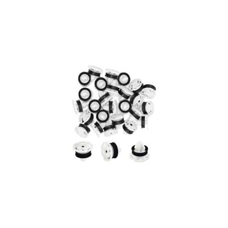 30pcs Clips de Fixation Automobile pour Peugeot 207 Rivet Plastique 22mm de Diamètre pour Garniture de Porte de Voiture (1/3)