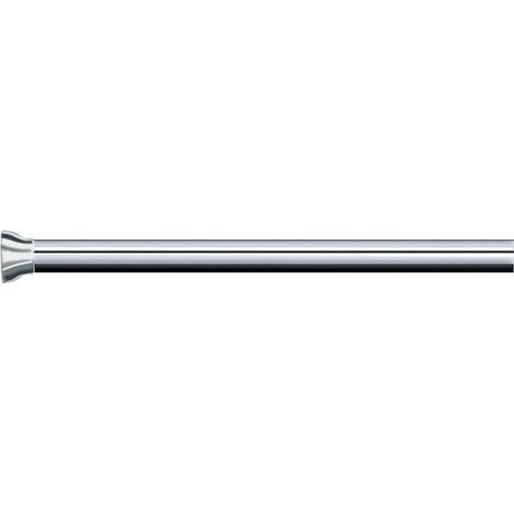 Barre de douche Aluminium MAGIC 80x80cm finition brillante chromé Spirella