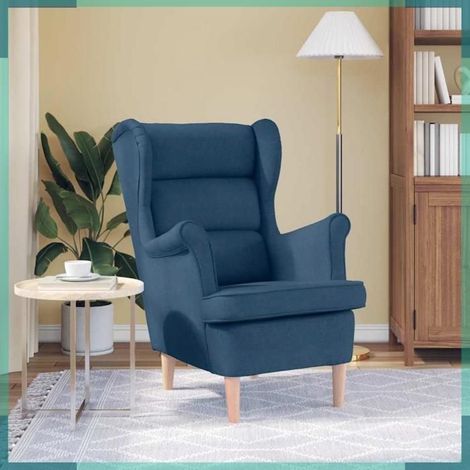Fauteuil - 4016903 - Bleu - Tissu (100% polyester) - 74x84x100 cm (1/5)