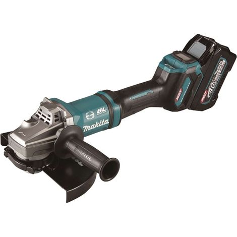Makita - 40V Akku-Winkelschleifer 230 mm, 2x Li-Ion XGT 5,0 Ah Akku, Ladegerät GA038GT201 (1/4)