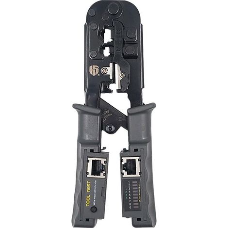 Multitool Pince de compression de fil, pince de test, pince à dénuder, pince à dénuder, pince à dénuder, RJ11, RJ12, RJ45, coupe-ongles (1/5)