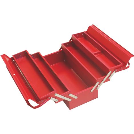 Utilia CASSETTE PORTAUTENSILI IN ACCIAIO 5 SCOMPARTI cm. 45x20x20 h