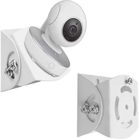 Support Mural pour caméra de Moniteur pour bébé, Angle réglable pour et Compatible avec la Plupart des caméras universelles pour Moniteur de bébé. (1/5)