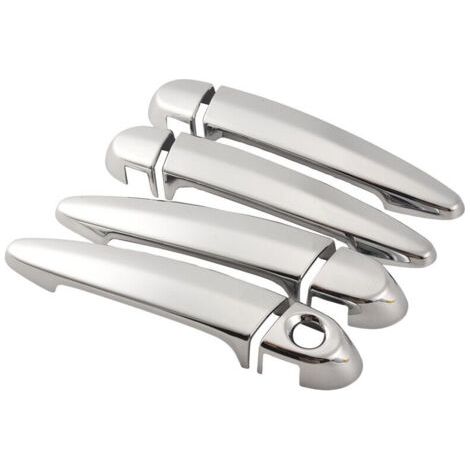 8 pièces garniture poignée porte extérieure chrome carbone pour F30 F35 E70 E71 E84 F25 etc (1/5)