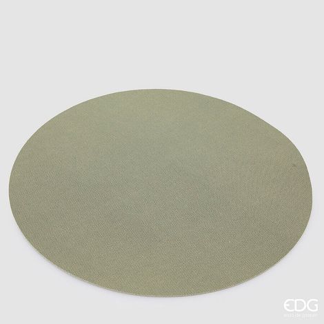EDG Enzo De Gasperi Tovaglietta Rotonda Pvc D 38 Cm Sage
