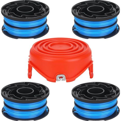 Bobine de fil double A6441 A6441-XJ A6442 compatible avec les coupe-bordures Black+Decker GL315, GL337, GL350, GL650, GL651, GL652, GL653, GL655, GL656, GL660, longueur 12 m, diamètre : 1,5 m (1/5)