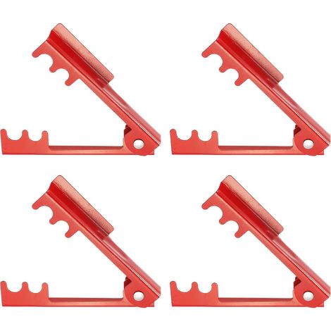 4pcs Outil D'Épines De Rose 5.5" En Métal Pour Jardinage Rouge (1/5)