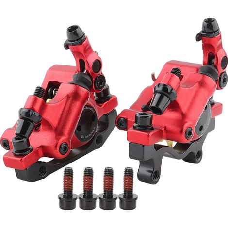 Étriers de frein à disque hydrauliques HB100 pour VTT (rouge) (1/5)