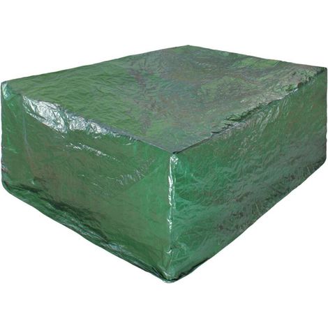 Telo di copertura per mobili da giardino, telo per patio, telo protettivo impermeabile per divano e panca, telo antipolvere, telo resistente ai raggi UV con occhielli (verde, 240 × 136 × 88 cm)