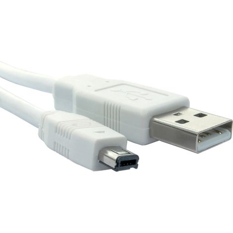Câble USB RS PRO, Mini-B USB mâle vers USB-A mâle, 800mm ( Prix pour 1 )