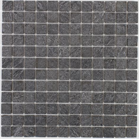 Mosaico in pietra naturale 30 x 30 cm - tessera 2,5 x 2,5 cm roccia marina