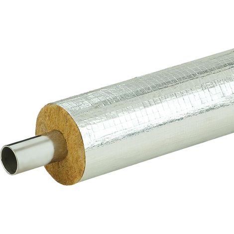 Austroflex Steinwolle Rohrschale alukaschiert 60x50 mm Rohrisolierung (1/2)
