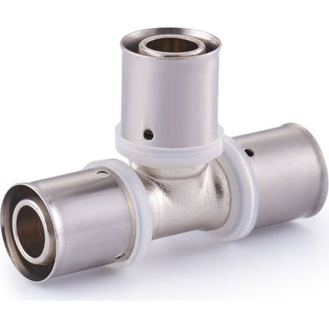 Raccord multicouche,Multicouche à sertir té multiprofil égal Ø20 Accessoires de joints spéciaux pour tuyaux de chauffage par le sol