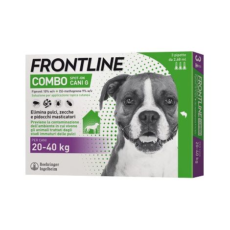 FRONTLINE COMBO 20-40 KG CANI GRANDI 3 PIPETTE
