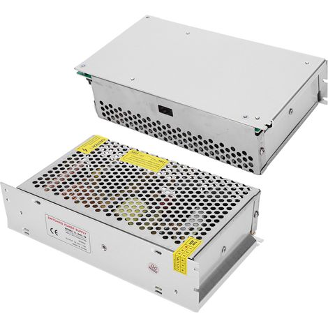 Schaltnetzteil-Treiberadapter aus Aluminiumlegierung, DC24V LED-Bildschirmstreifenbeleuchtung für 3D-Drucker (S-240-24 (24V 10A 240W) AC110/220V±15%) (1/5)
