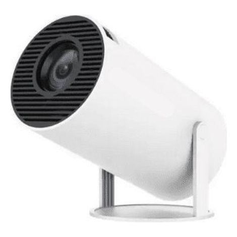 Projecteur HY300 5G 4K compatible iOS et Android, écran projeté jusqu'à 130 pouces, blanc, vidéoprojecteur portable (1/5)