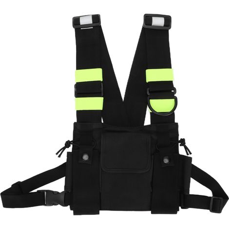 Reflektierende Brusttasche für Funkgeräte von Motorola, Kenwood und Hytera