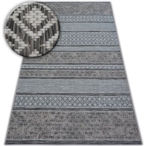 Teppich SISAL LOFT 21118 BOHO elfenbein/silber/grau grey 120x170 cm