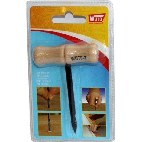 Barrena carp m/mad 4mm corte vaciado nº2 m/mad wuto