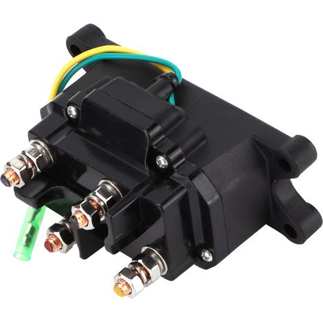 Treuil 12V 250A Contacteur Relais Solénoïde Étanche pour Quad UTV 4x4 Remorque (1/5)