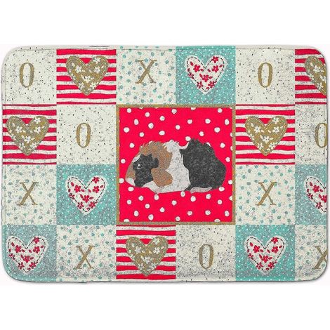 Tapis en mousse à mémoire de forme lavable Love Machine pour cochon d'Inde abyssin (1/5)