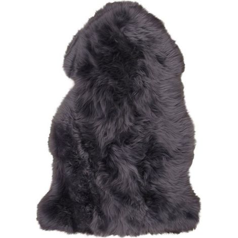 Cuir d'agneau gris 50x85 cm