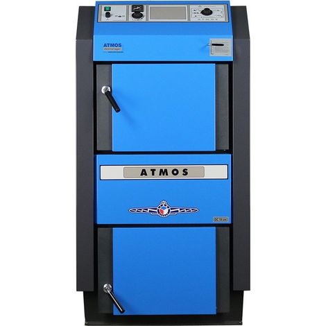ATMOS Holzvergaserkessel DC18GSE Biomasseheizkessel 19 kW GSE Volllastkessel