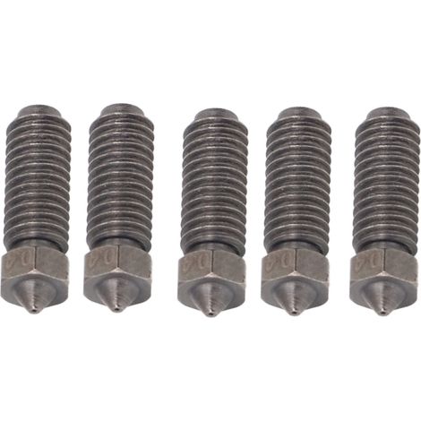 Lot de 5 buses en acier trempé de 0,4 mm pour imprimante 3D Kobra 3 - Pièces de rechange et accessoires (1/5)