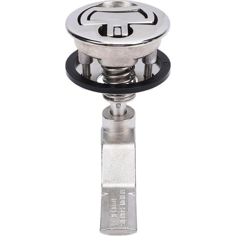 Loquet à Came de Bateau, loquet de Trappe à Boucle de Plancher de Bateau Marin en Acier Inoxydable 316, Serrure de poignée de Levage tournante affleurante (1/5)